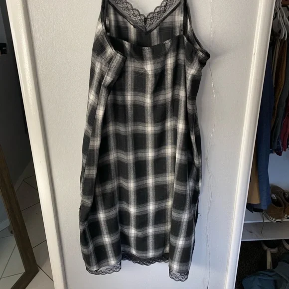 Flannel Slip Dress - Picture 3 of 6